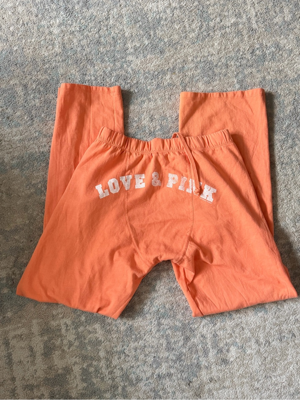 Victoria’s Secret PINK 2000s Y2k Vintage Orange Sweatpants